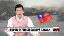 Super Typhoon Meranti sweeps Taiwan; headed for China