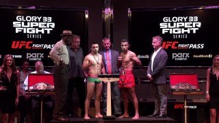 GLORY 33: SuperFight Series Weigh-in