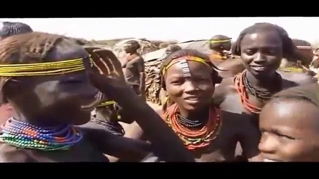 Isolated dassanach tribes life at Ethiopia