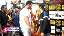 John Abraham Gives Fittness Lesson To His Staff Members-Bollywood Gossip