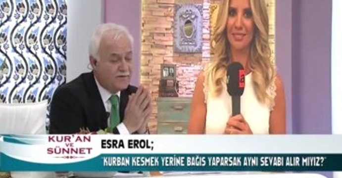 Esra Erol, Nihat Hatipoğlu'na Sordu: Kurban Yerine Bağış Yapsam Olur mu