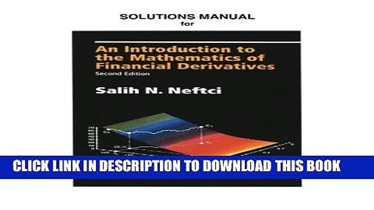 [PDF] Solution Manual for An Introduction to the Mathematics of Financial Derivatives, Second