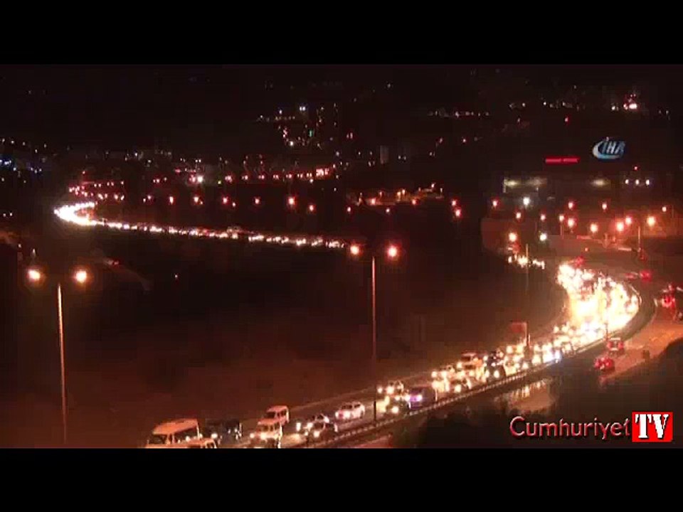 Tatilcilerin İstanbul’a dönüş çilesi başladı