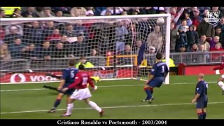 Cristiano Ronaldo ● All Free Kick Goals For Manchester United ( ENG Commentary )