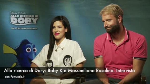 Alla Ricerca di Dory - Intervista a Baby K e Massimiliano Rosolino