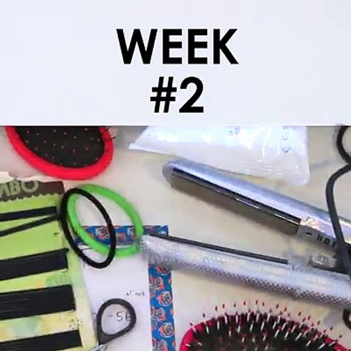 DIY Burger Hair Tie Organizer