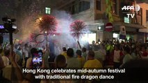'Fire dragon' draws thousands to Hong Kong festival