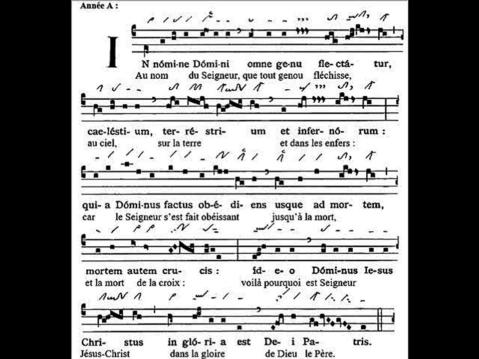 Introitus In nomine domini, Dominica XXVI TpA (26 TO)