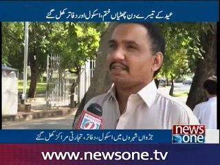 Thin attendance in schools, offices as Eid holidays end