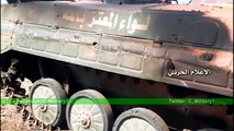 Сирийская армия уничтожает технику ДАИШ в Сувейда и Кунейтра