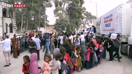 AK Parti Gençlik Kolları Yardım konvoyu, Cerablus'ta