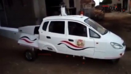 البدء فى الأنتهاء من صناعه الطائرة الهليكوبتر من مكونات التوك توك  بالدقهلية وصانعيها لسة الجناحات وتطير