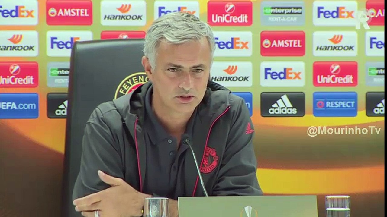 Rueda de prensa de José Mourinho previa al Feyenoord vs Man United