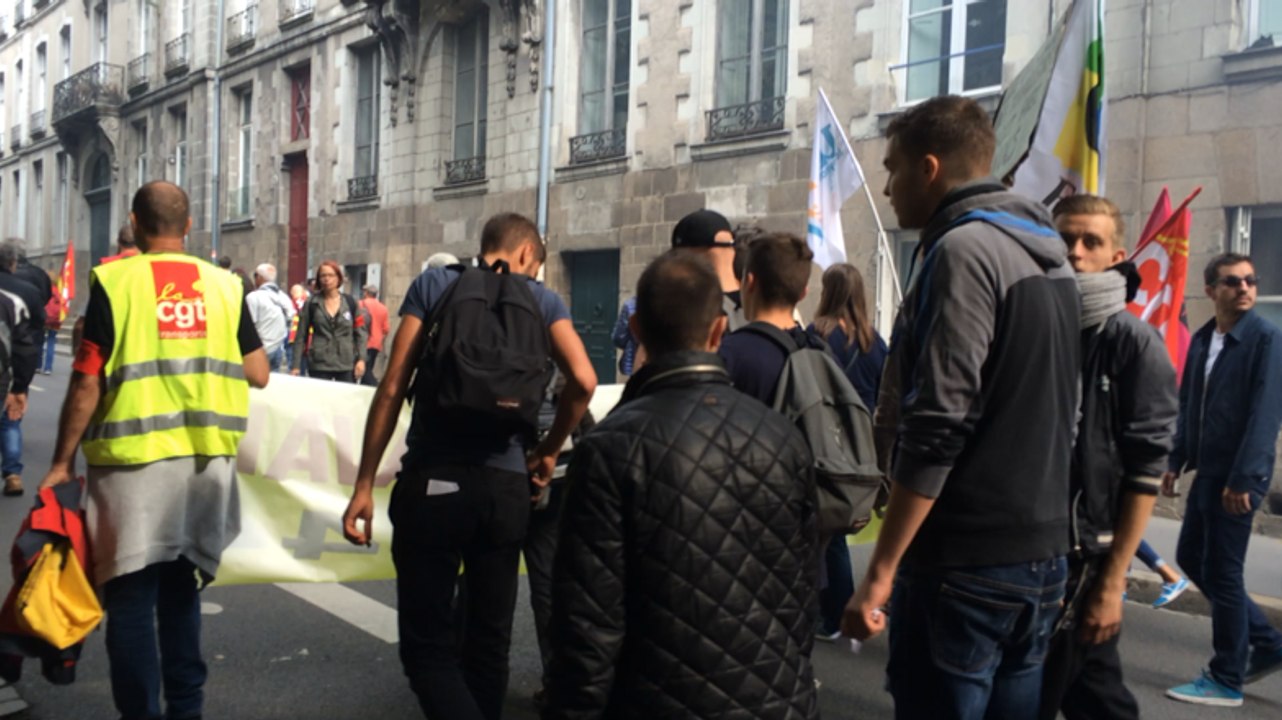 Loi Travail: manif du 15 septembre à Nantes