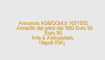 Armadio dei primi del '900 Euro 90