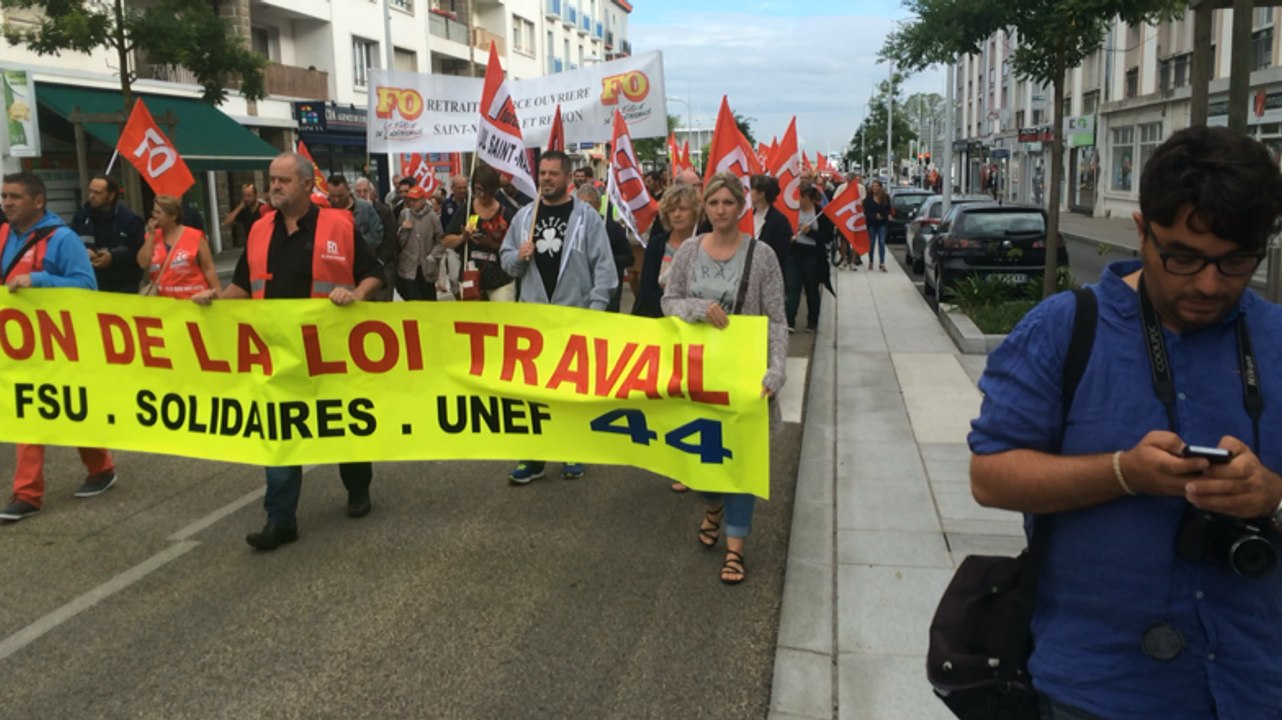 Loi Travail: manif du 15 septembre à Saint-Nazaire