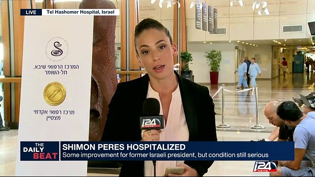 Shimon Peres hospitalized : some improvement but condition still serious