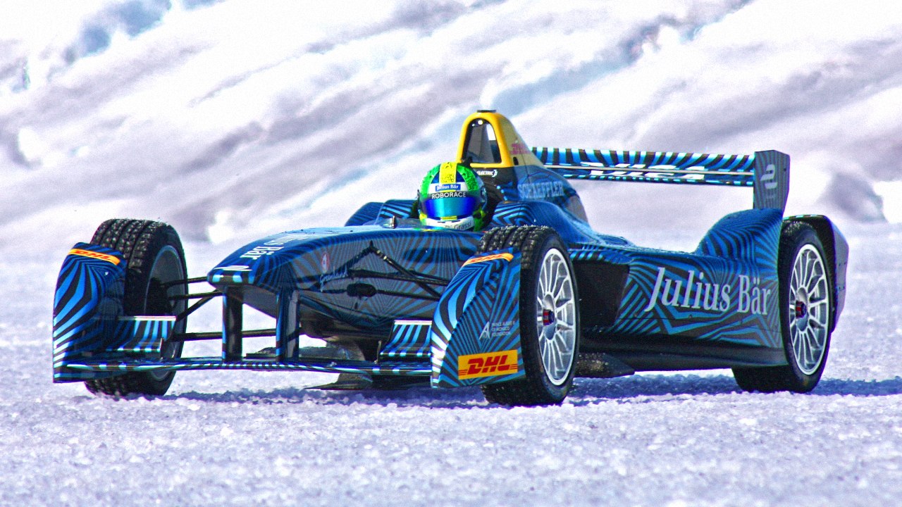 World First! Formula E Car Visits Arctic Ice Cap #ProjectIce