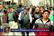 Crecimiento económico del Perú alcanza 4% en julio