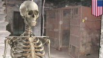 Skeleton found in jail cell: Man accidentally locked himself in cell 10 years ago