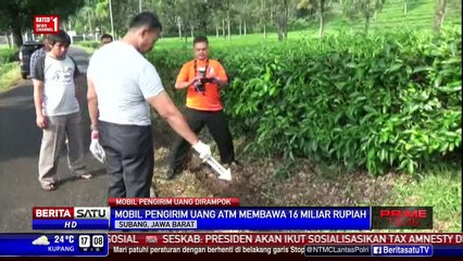 Kawanan Perampok Gasak Rp 10 M dari Mobil Pengantar Uang ATM