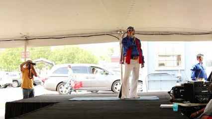 Brett LeSueur sings 'Steamroller Blues' Elvis Week 2016