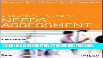 [PDF] A Practical Guide to Needs Assessment (American Society for Training   Development) Full