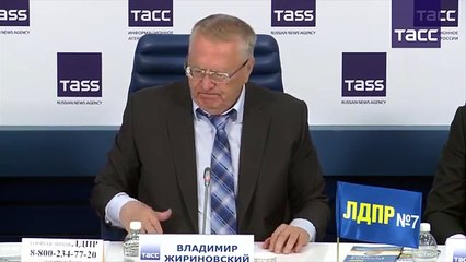 Жириновский предлагает присоединить Абхазию к Краснодарскому краю 14.09.2016