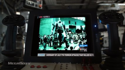 Le robot géant des USA prêt pour le combat contre le Japon