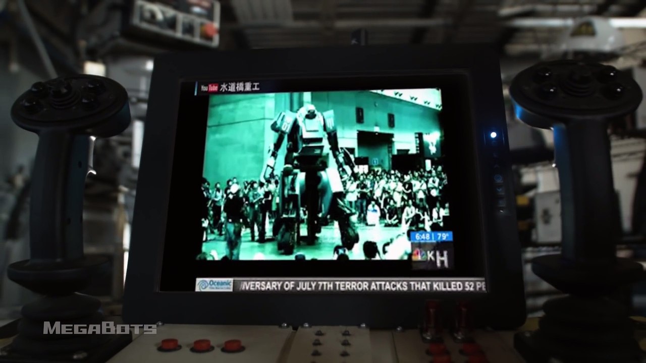 Le robot géant des USA prêt pour le combat contre le Japon