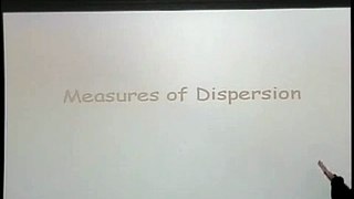 Measures of Dispersion (part 1)