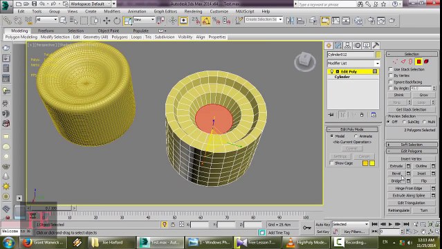 3DS MAX Tutorial 1 Modeling Knurls