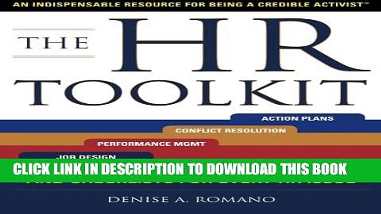[PDF] The HR Toolkit: An Indispensable Resource for Being a Credible Activist Popular Colection