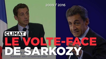 Sarkozy devient climato-sceptique : souvenez-vous de ce qu'il disait il y a 10 ans