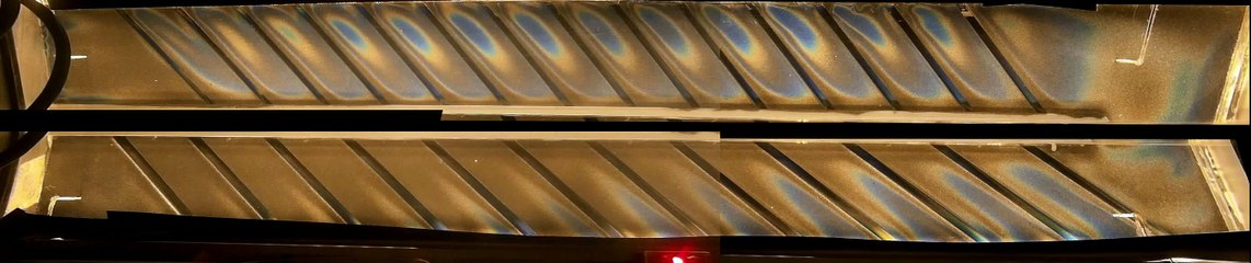 mesure de flux de chaleur par cristaux liquides thermochromiques