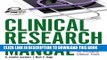 [PDF] Clinical Research Manual : Practical Tools and Templates for Managing Clinical Research Full