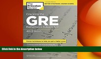 behold  Cracking the GRE Mathematics Subject Test, 4th Edition