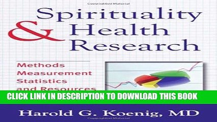 [PDF] Spirituality and Health Research: Methods, Measurements, Statistics, and Resources Popular