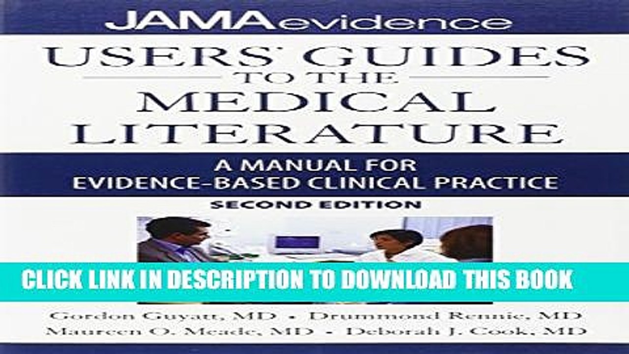[PDF] Users  Guides to the Medical Literature: A Manual for Evidence-Based Clinical Practice,