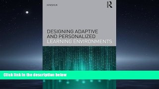 Choose Book Designing Adaptive and Personalized Learning Environments (Interdisciplinary