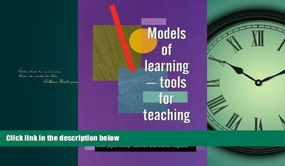 Popular Book Models of Learning: Tools for Teaching