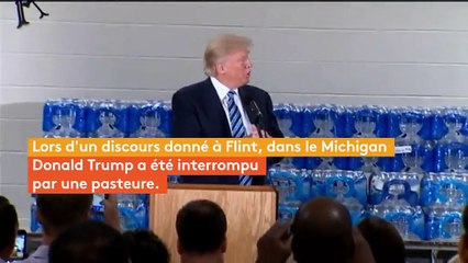 "Je ne vous ai pas invité pour faire un discours politique" : une pasteure interrompt Donald Trump