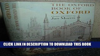 [PDF] The Oxford Book of Oxford Full Collection