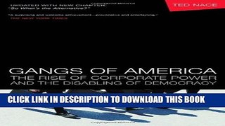 [PDF] Gangs of America: The Rise of Corporate Power and the Disabling of Democracy Full Colection