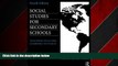 Online eBook Social Studies for Secondary Schools: Teaching to Learn, Learning to Teach
