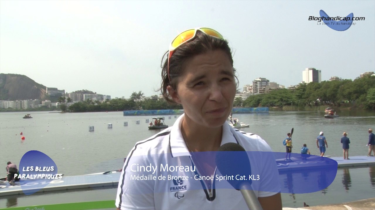 Cindy Moreau - Médaille de Bronze Canoë Sprint Cat. KL3 - Jeux Paralympiques Rio 2016