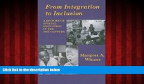 Online eBook From Integration to Inclusion: A History of Special Education in the 20th Century