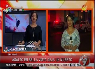 Sobre el asalto en bella vista mal a un vehiculo blindado