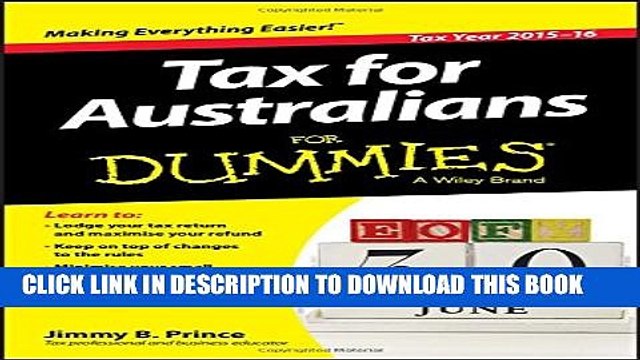 [Read PDF] Tax for Australians For Dummies (For Dummies (Business Personal Finance)) Download Free
