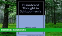 Big Deals  Disordered Thought in Schizophrenia  Best Seller Books Most Wanted